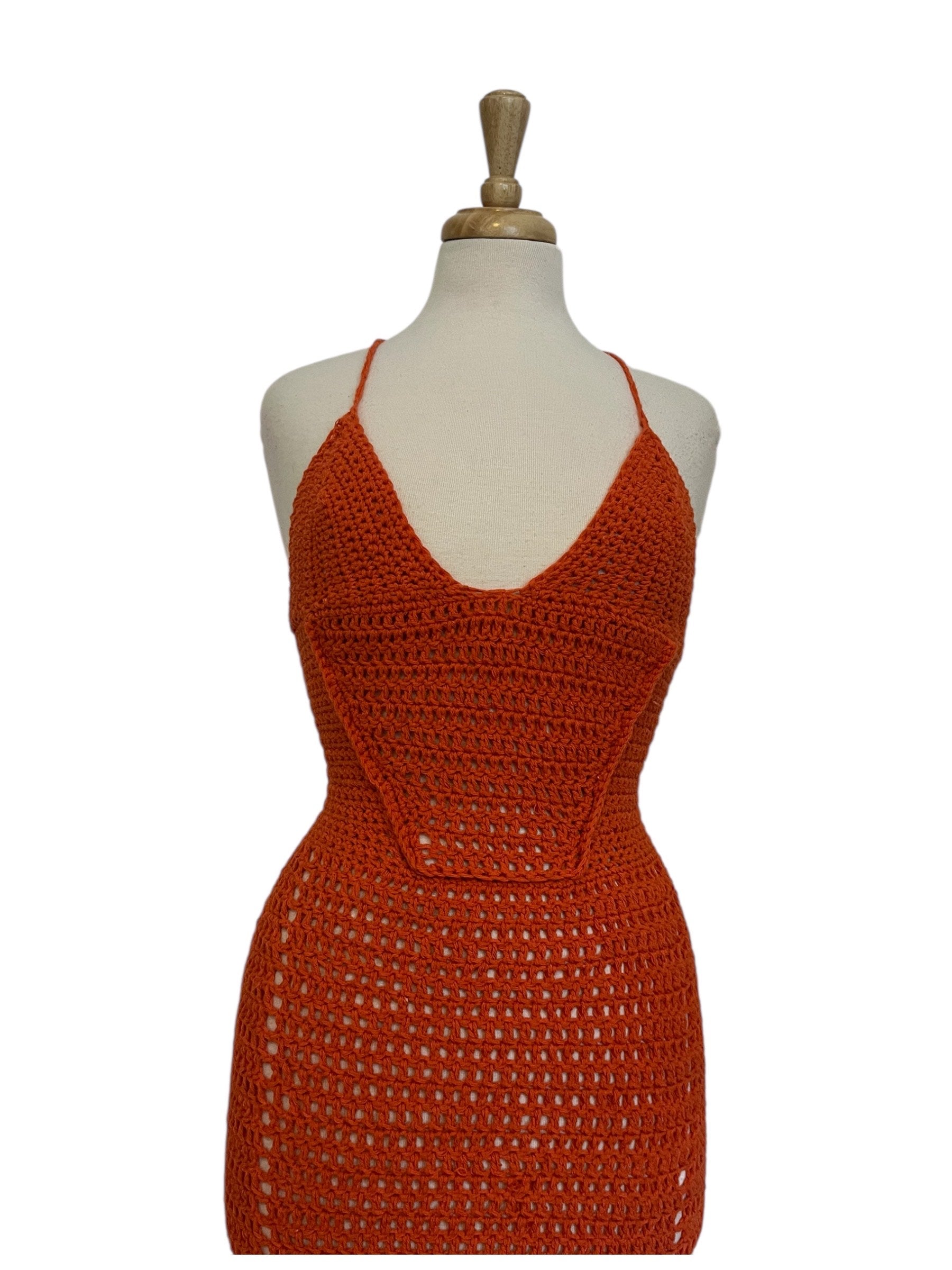 Haute Crochet Maxi Dress - Boho Elegance